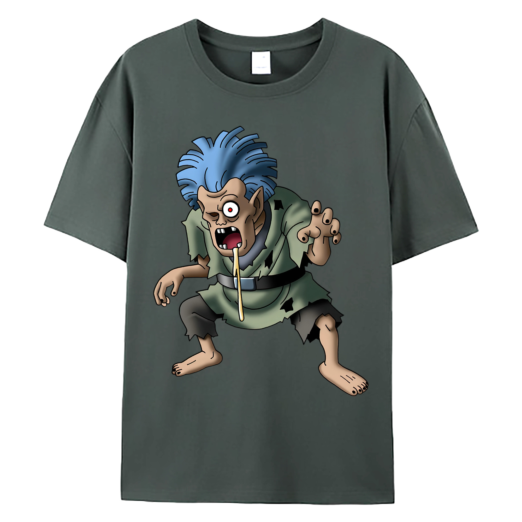 （画像用） ドラゴンクエスト Doragon Kuesuto Dragon Quest 綿100％ メンズ半袖Tシャツ｜肌触りやわらか＆通気性